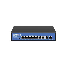 Ernitec 10-portars Gigabit PoE-switch
